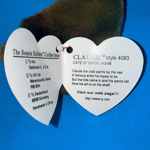 Ty Beanie Baby Claude - Picture 3 of 5